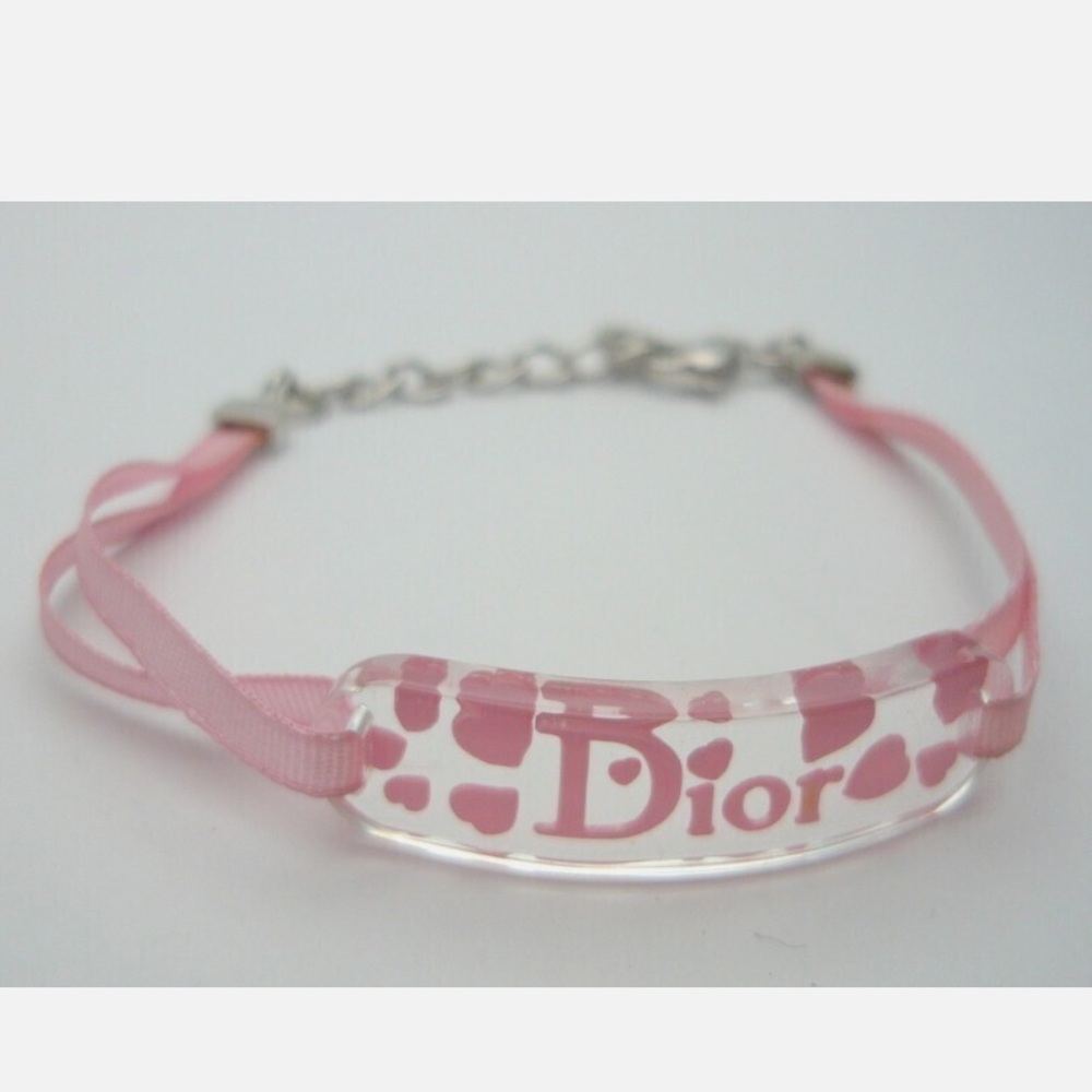 Dior Pink Hearts Bracelet